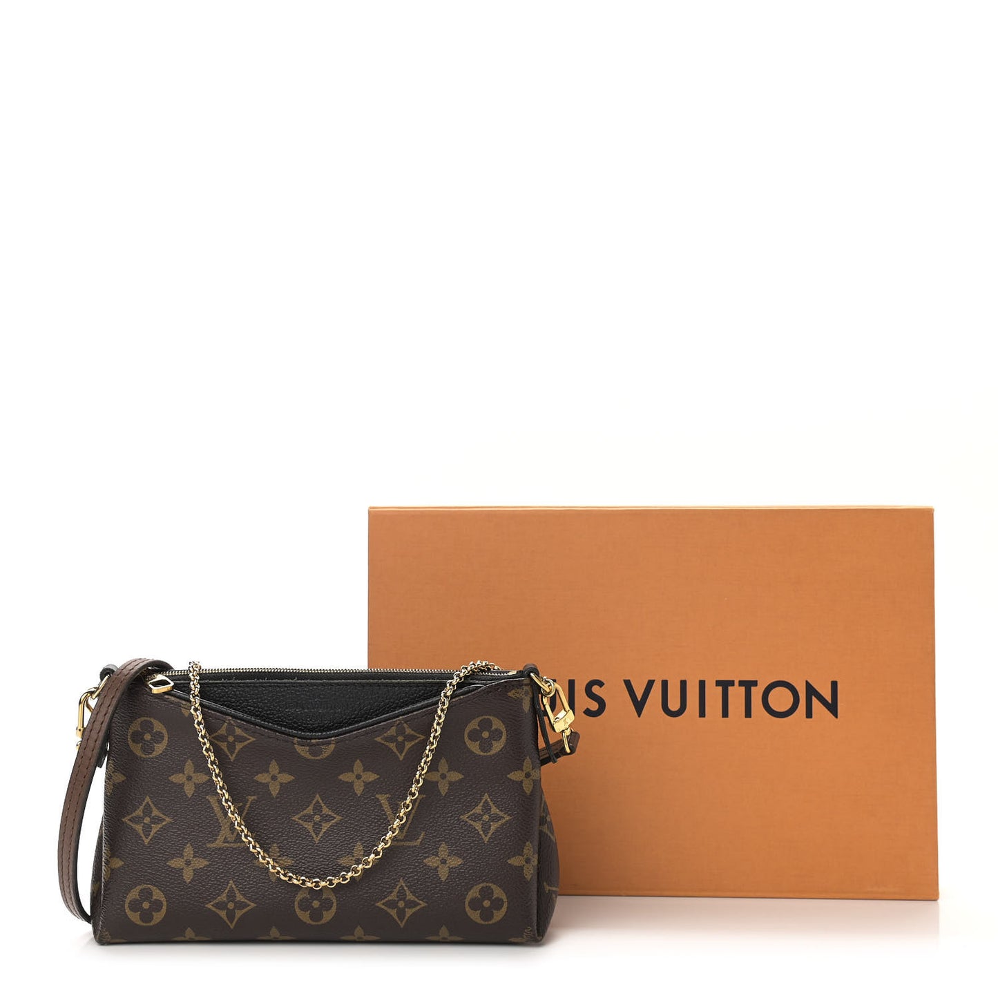 Monogram Pallas Clutch Black