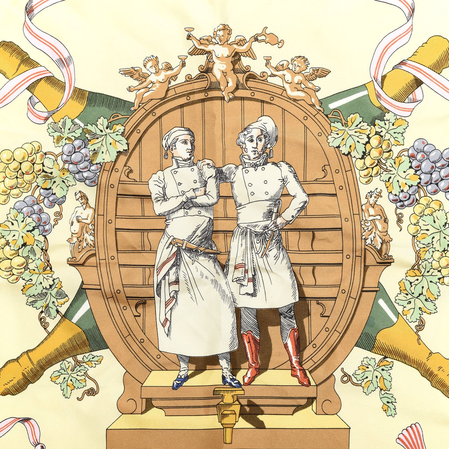 Hermes Silk A La Gloire De La Cuisine Francaise Scarf 90 2 of 6