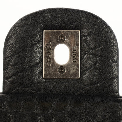 Chanel Crumpled Lambskin Quilted Large Tote Black 8 of 9