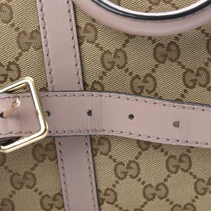 Gucci Monogram Medium Joy Boston Light Pink 13 of 14
