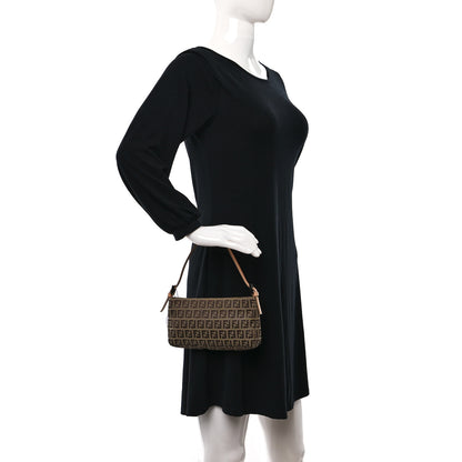 Fendi Zucchino Pochette Beige 3 of 7
