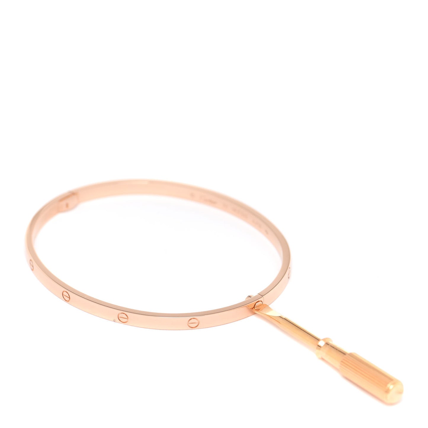 18K Pink Gold Small LOVE Bracelet 20