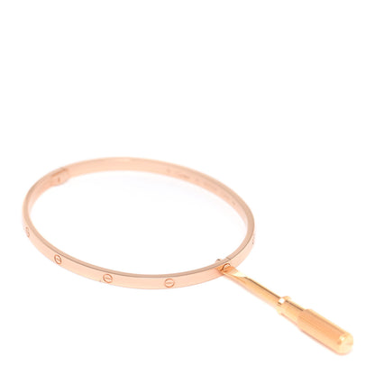 Cartier 18K Pink Gold Small LOVE Bracelet 20 4 of 6