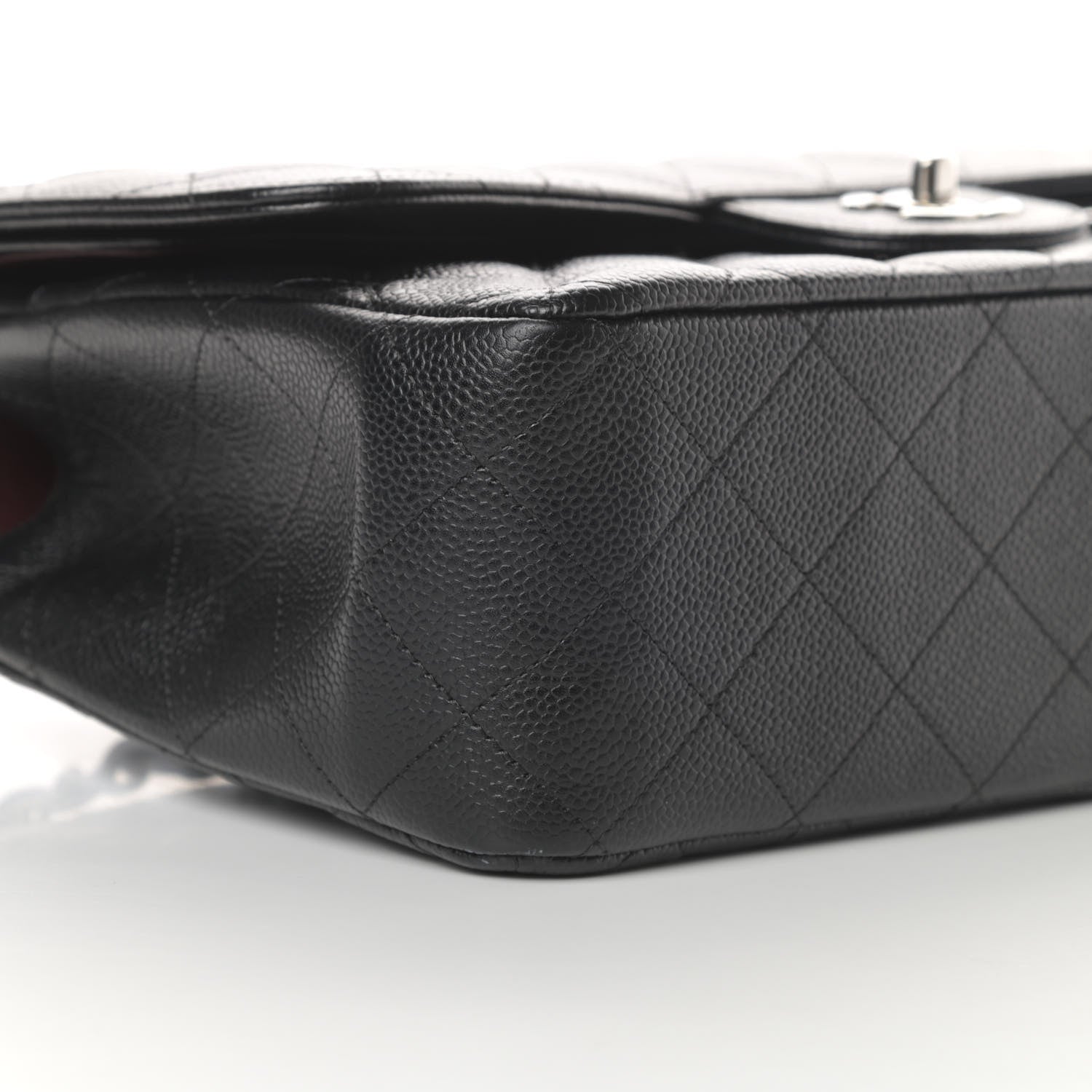 Chanel Caviar Quilted Jumbo Double Flap Black 9 of 16