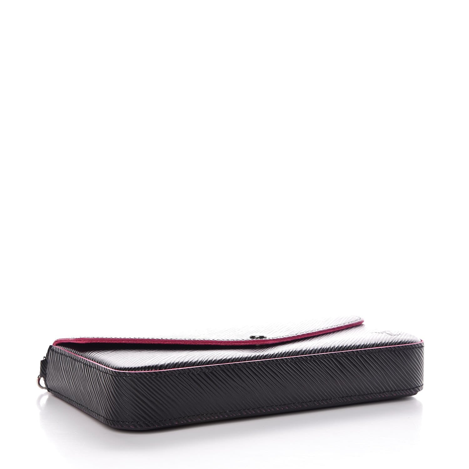 Louis Vuitton Epi Pochette Felicie Black Hot Pink 4 of 9