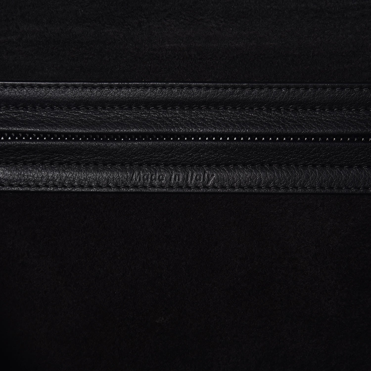 Celine Supple Calfskin Medium Phantom Luggage Black 6 of 7