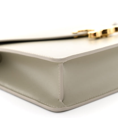 Celine Shiny Calfskin Triomphe Margo Wallet on Chain Green Clay 9 of 10