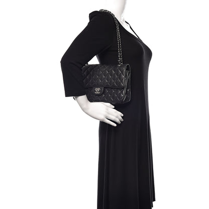Chanel Caviar Quilted Medium Double Flap Black 2 of 10