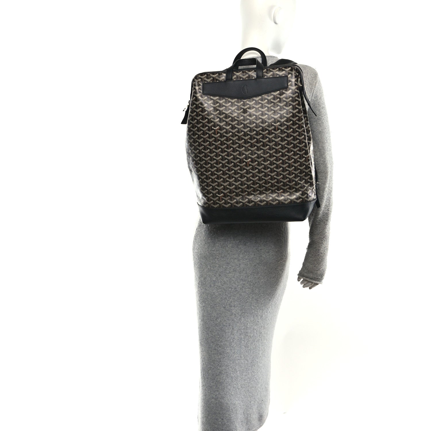 Goyard Goyardine Calfskin Cisalpin Backpack Black 2 of 11