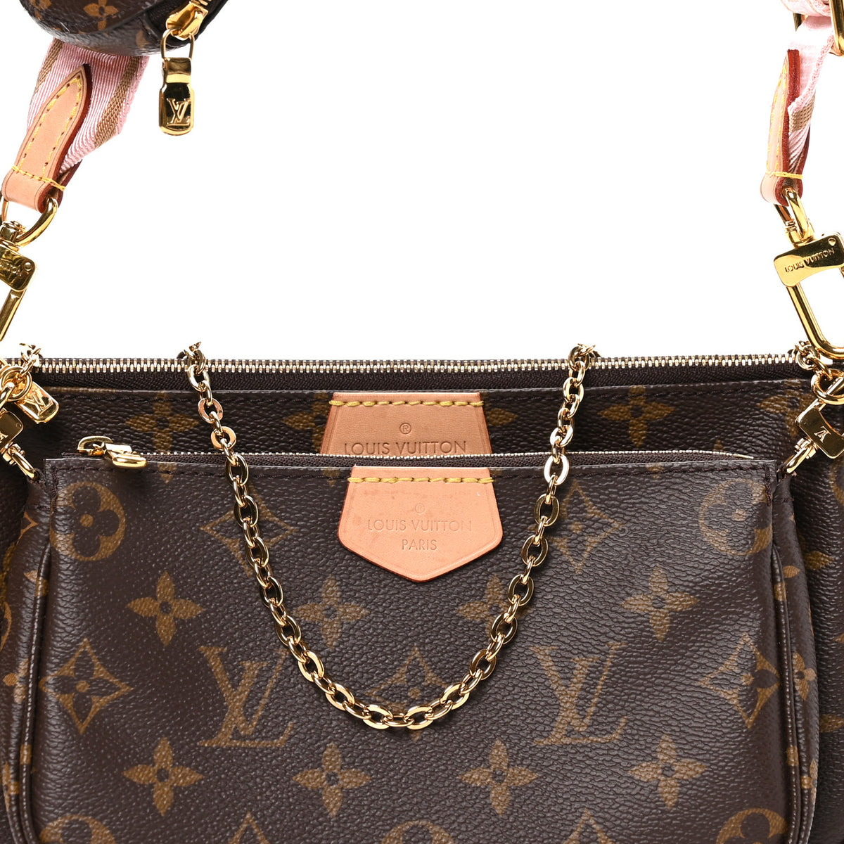 Monogram Multi Pochette Accessories Rose Clair