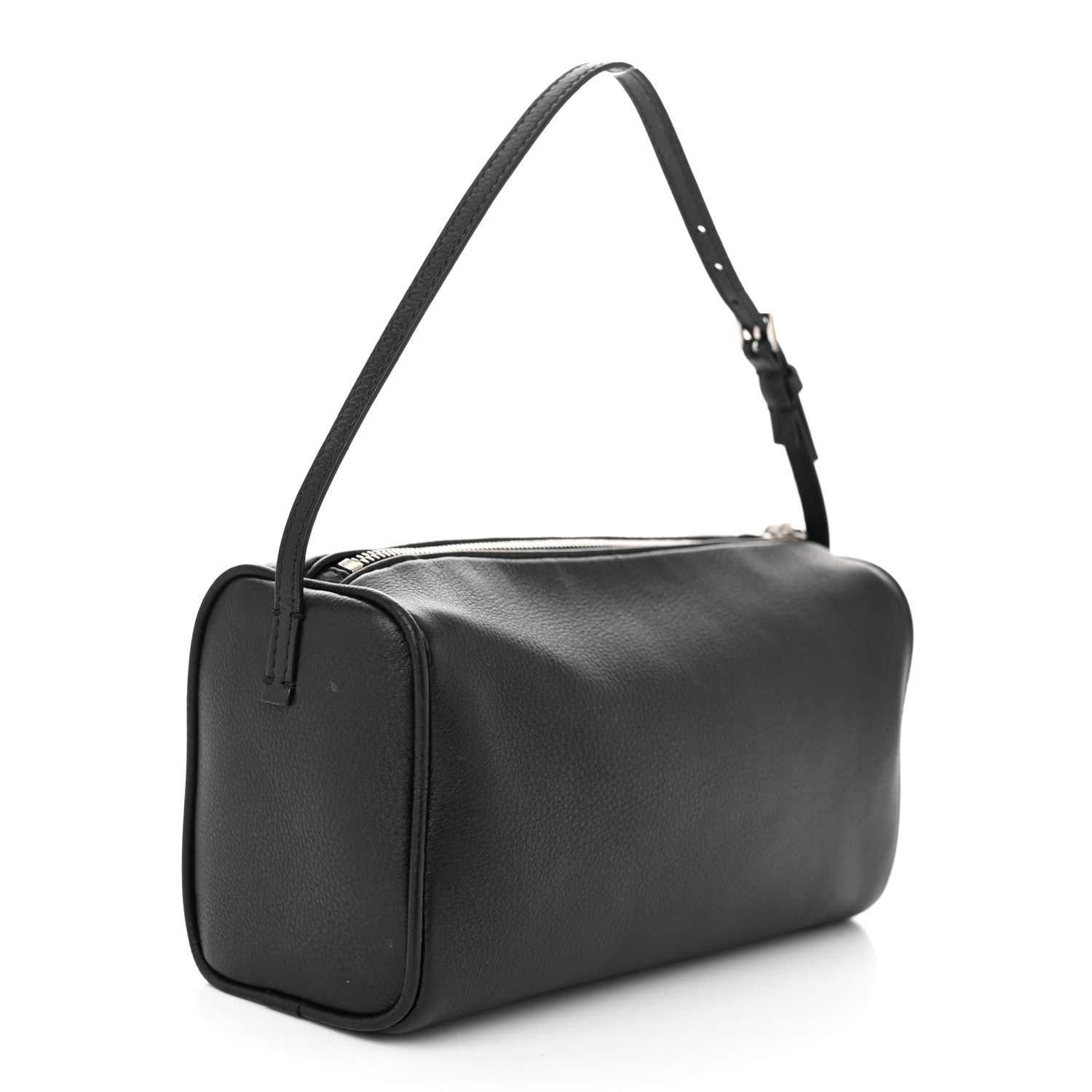 The Row Grained Calfskin 90's Bag Black 3 of 9
