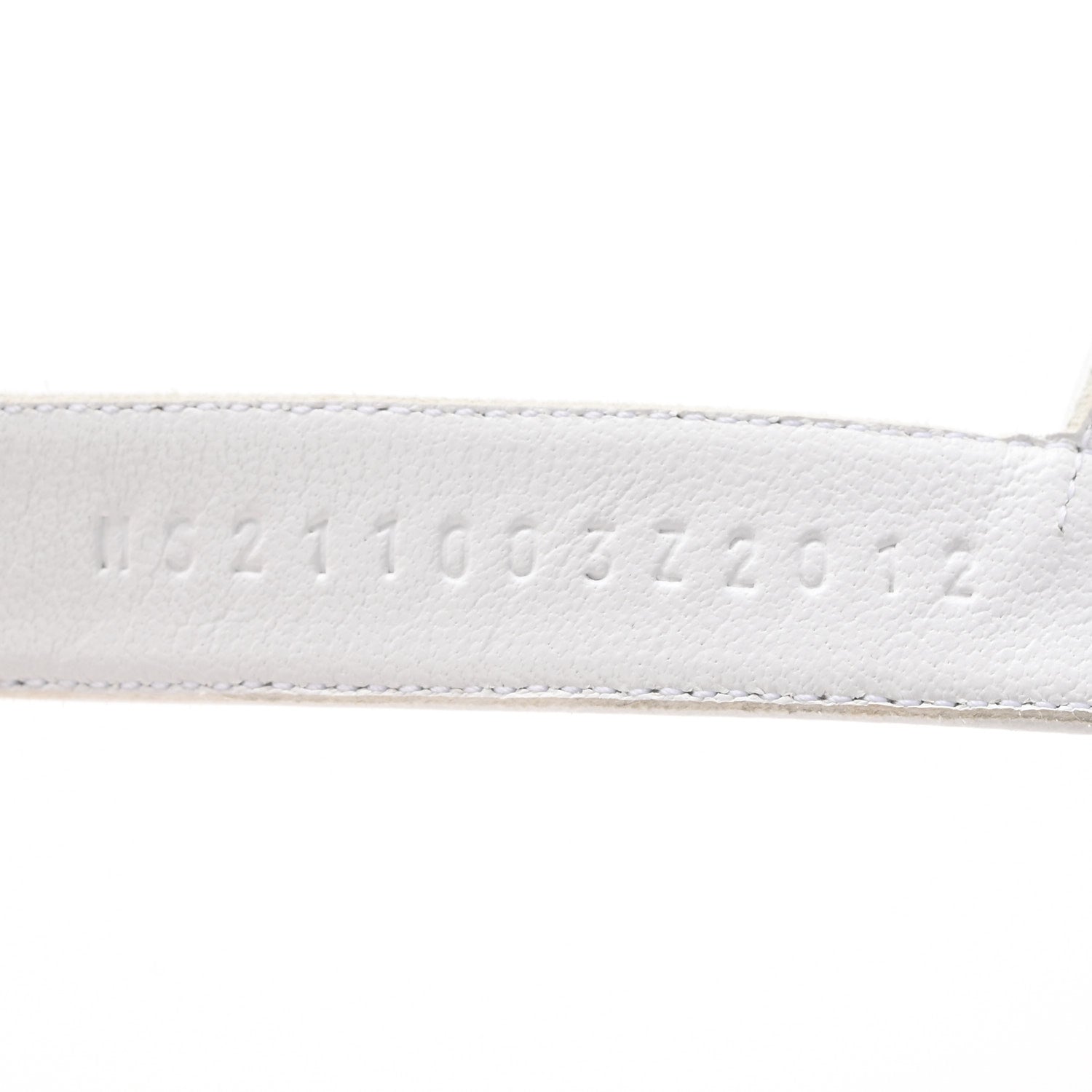 Hermes Calfskin Cristal Sandals 39 White 9 of 11