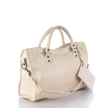 Balenciaga Chevre Classic Hardware City White 3 of 9