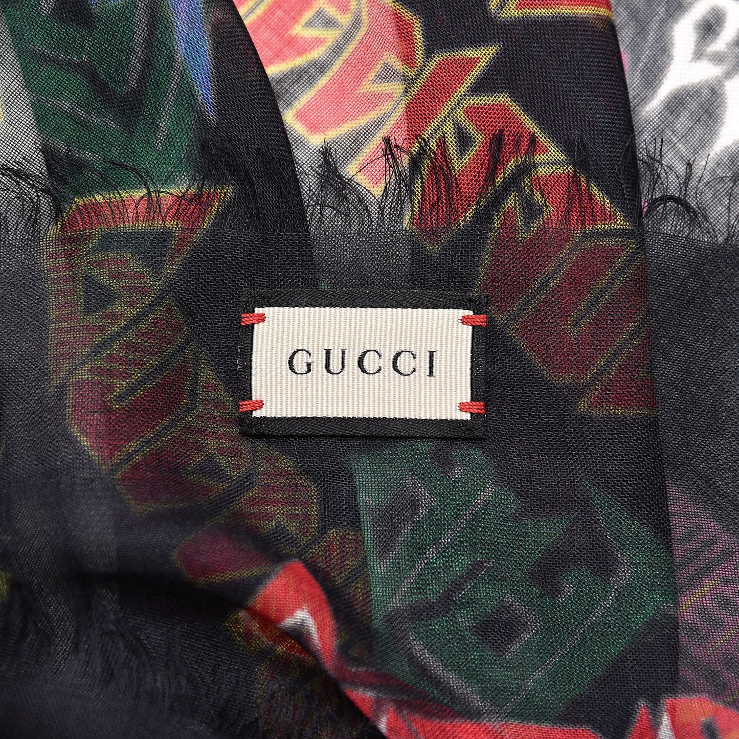 Modal Silk Loved Scarf Black