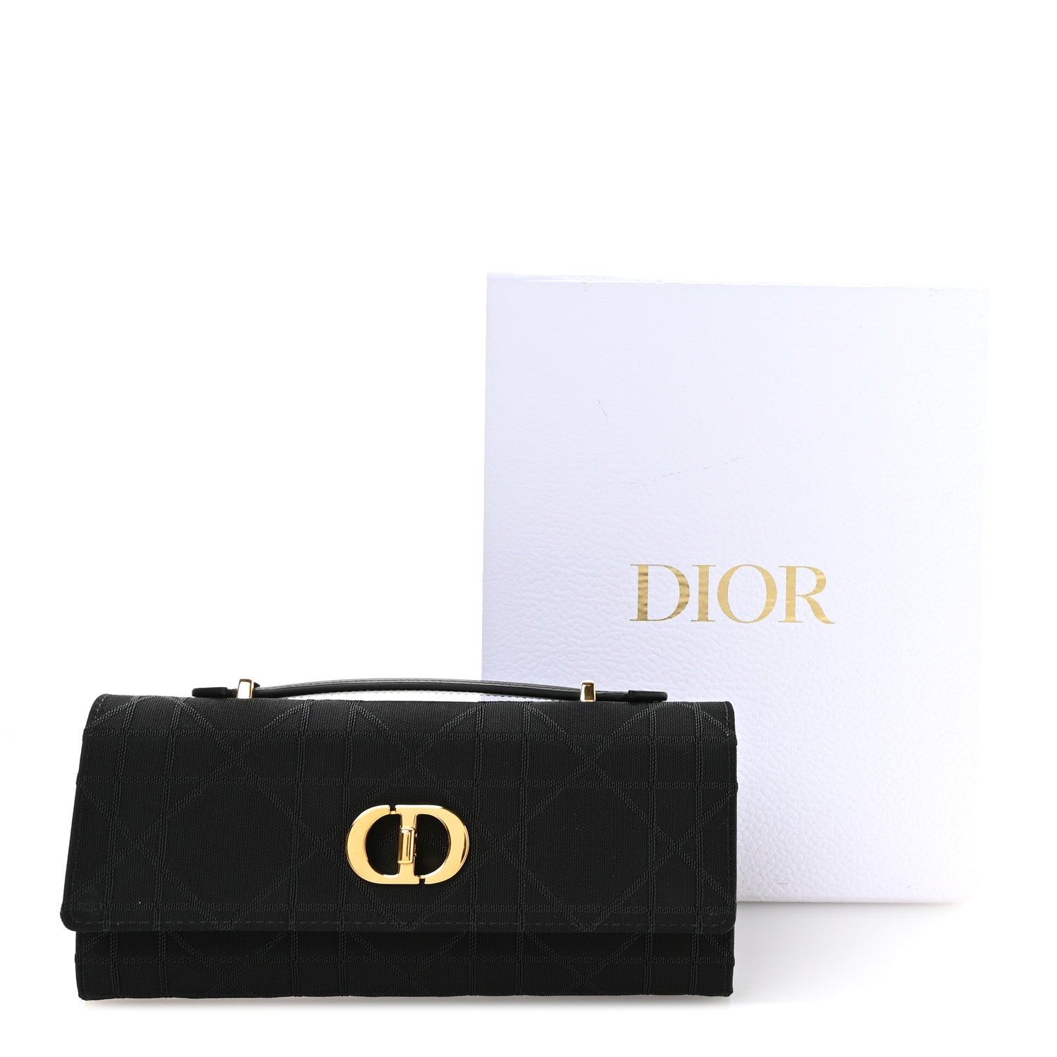 Christian Dior Technical Fabric Macrocannage Miss Caro Top Handle