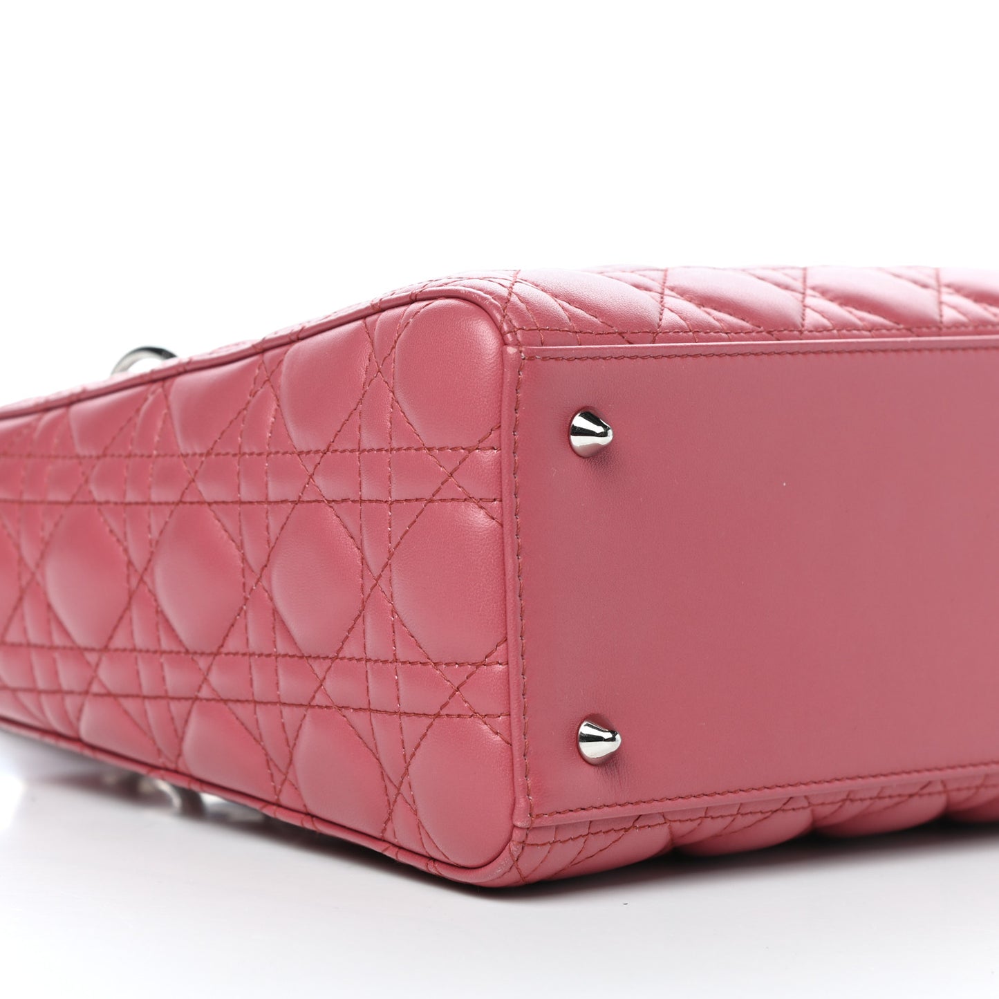 Lambskin Cannage Medium Lady Dior Pink