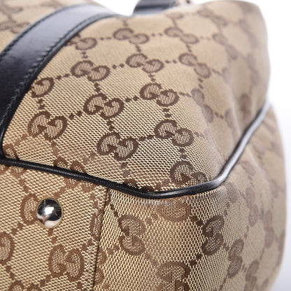 Gucci Monogram Medium Twins Tote Black 12 of 13