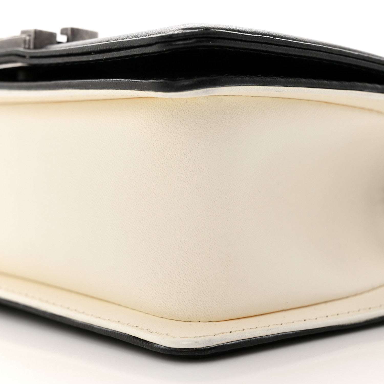 Chanel Lambskin Quilted Small Boy Flap Black White 10 of 13