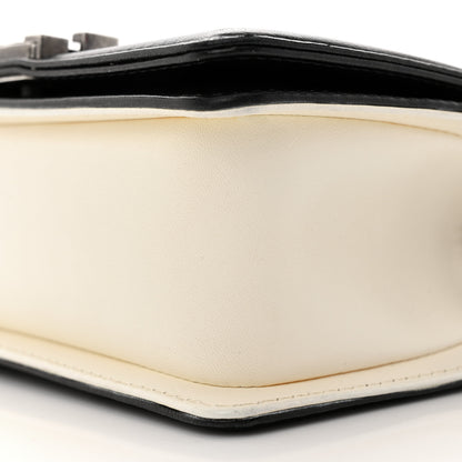 Chanel Lambskin Quilted Small Boy Flap Black White 10 of 13