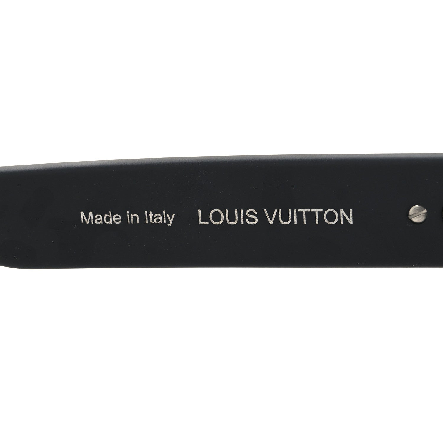 Louis Vuitton Rubber Super Vision Round Sunglasses Z2386U Black 5 of 6