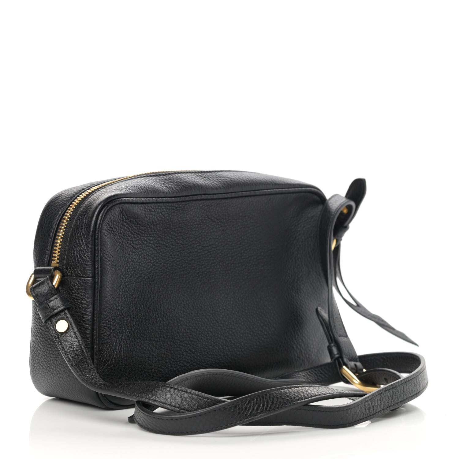 Prada Vitello Daino Mini Camera Crossbody Black 3 of 12