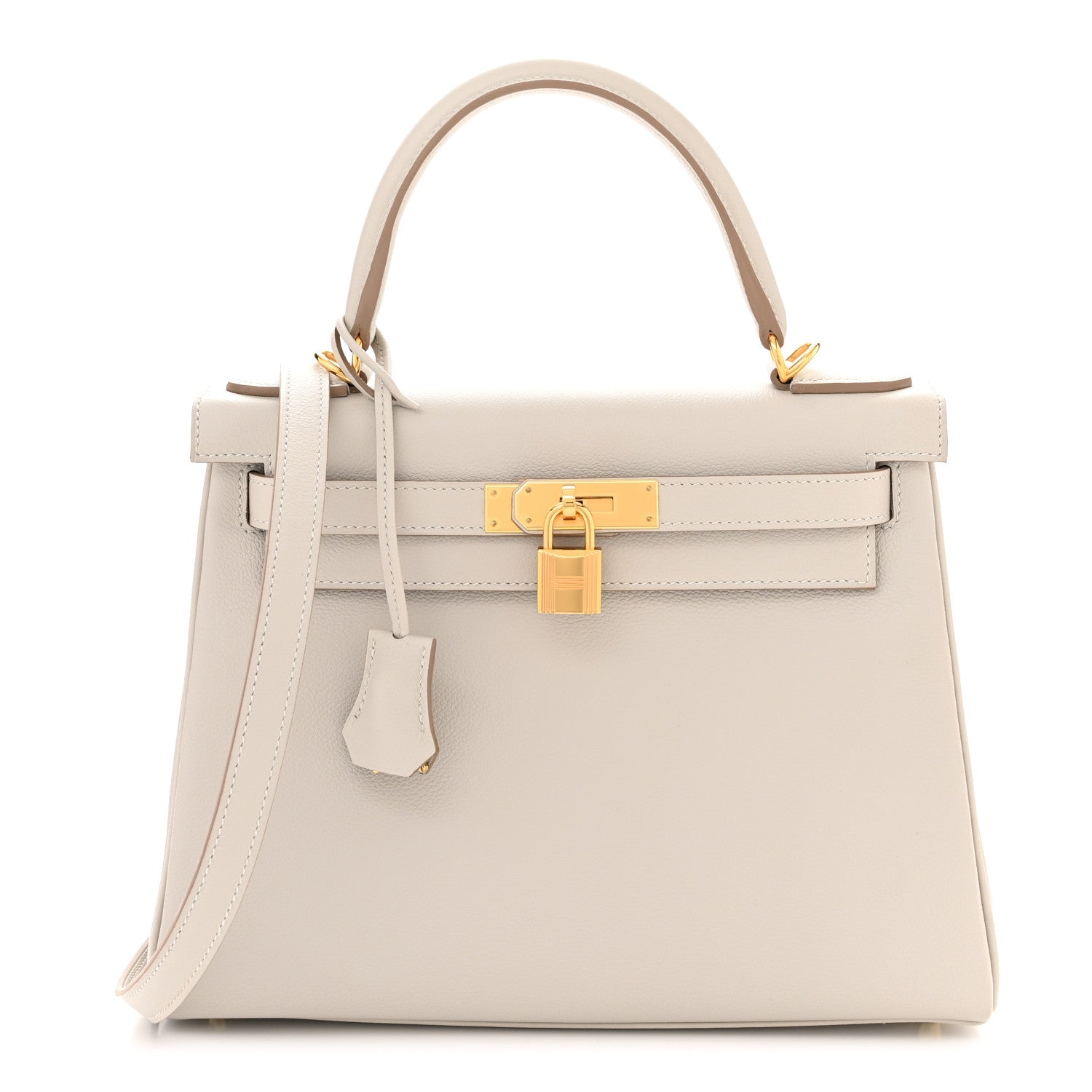 Hermes Evercolor Kelly Retourne 28 Gris Perle 1 of 11