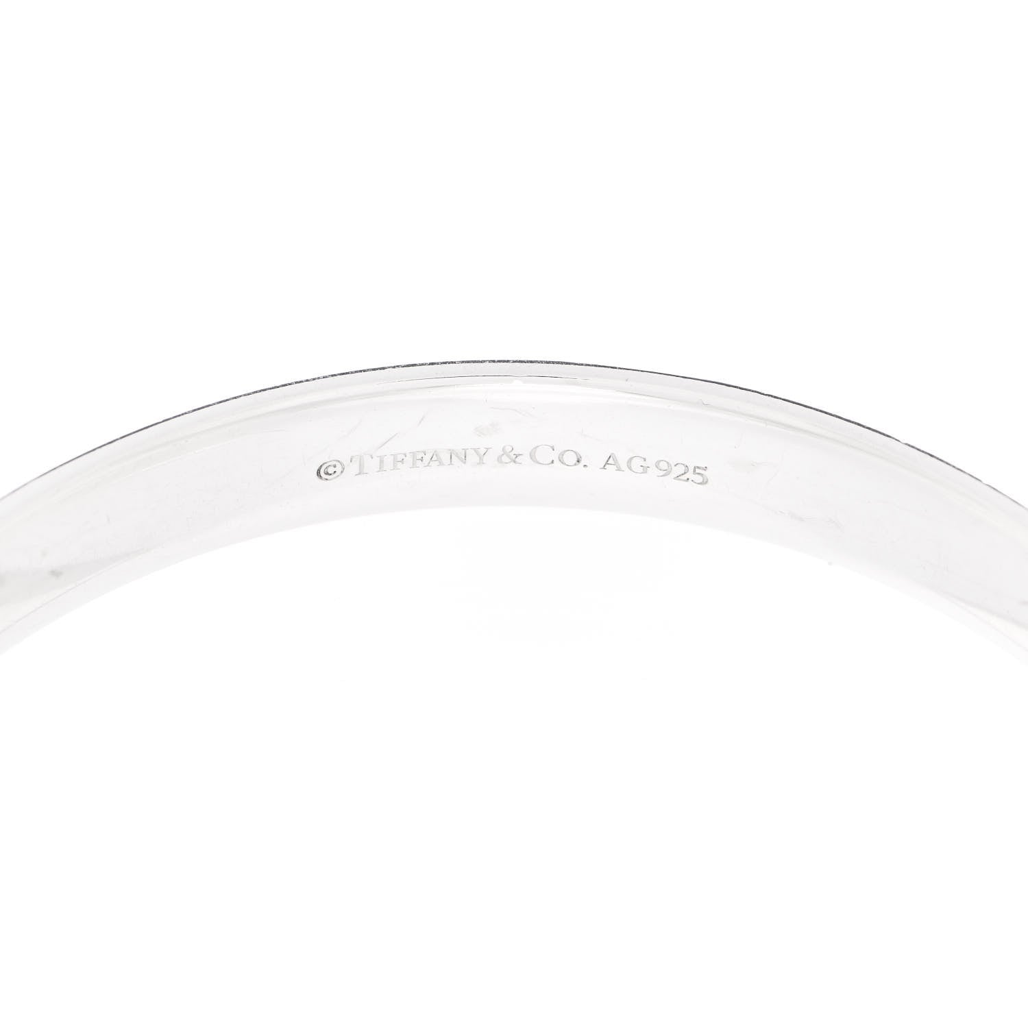 Tiffany Sterling Silver 1837 Bangle Bracelet 3 of 4