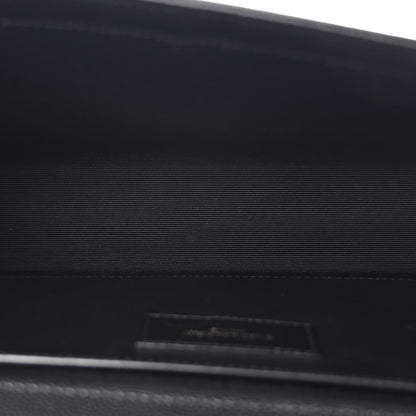 Saint Laurent Grain De Poudre Medium Classic Monogram Monochrome Kate Satchel Black 5 of 10