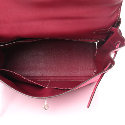 Hermes Epsom Candy Kelly Retourne 35 Rose Tyrien Rubis 5 of 31