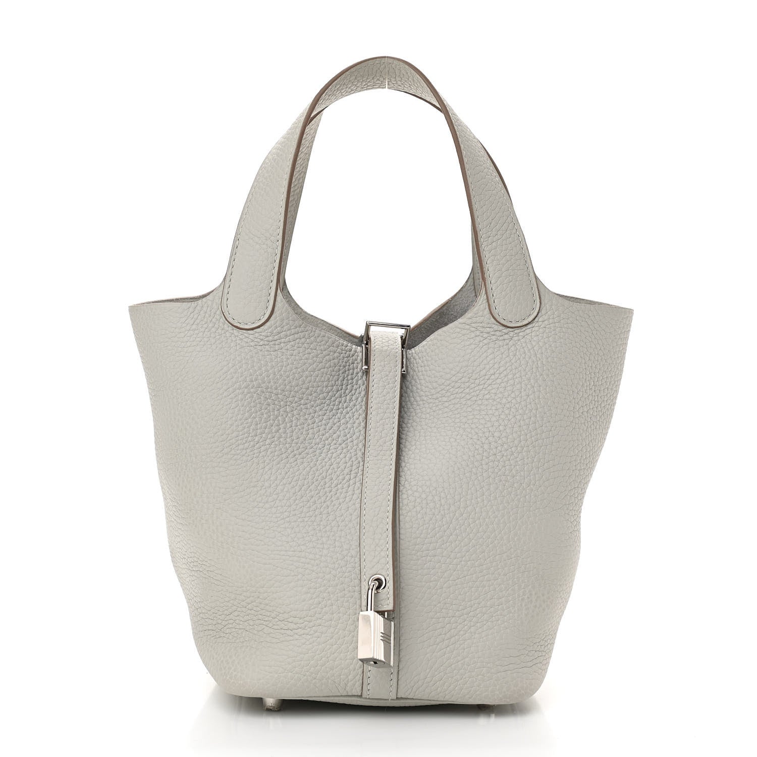 Hermes Taurillon Clemence Picotin Lock 18 PM Gris Perle 1 of 14
