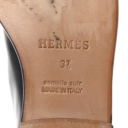 Hermes Box Kelly Jumping Boots 37 Black 6 of 23