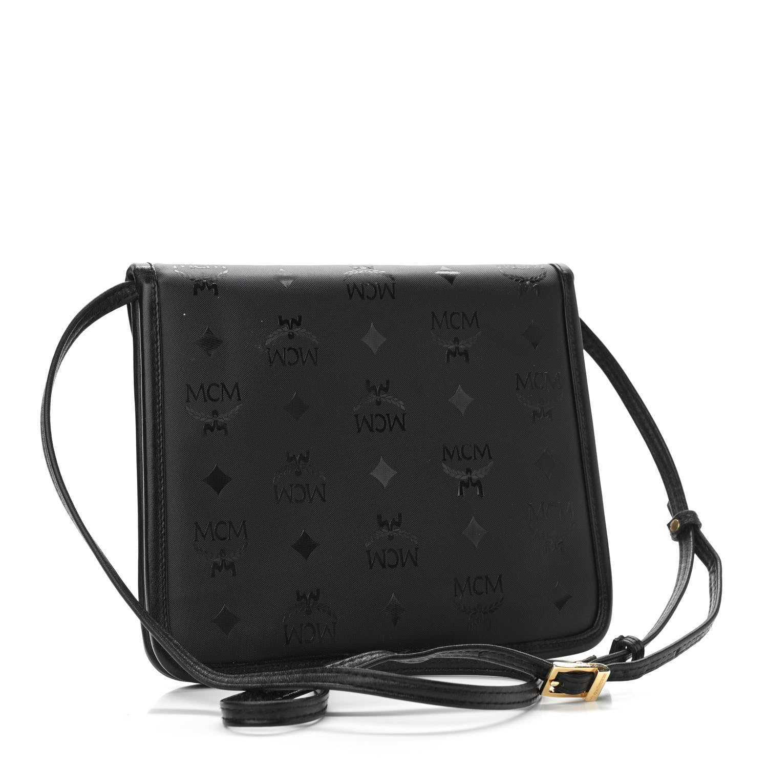 MCM Nylon Visetos Crossbody Black 3 of 11