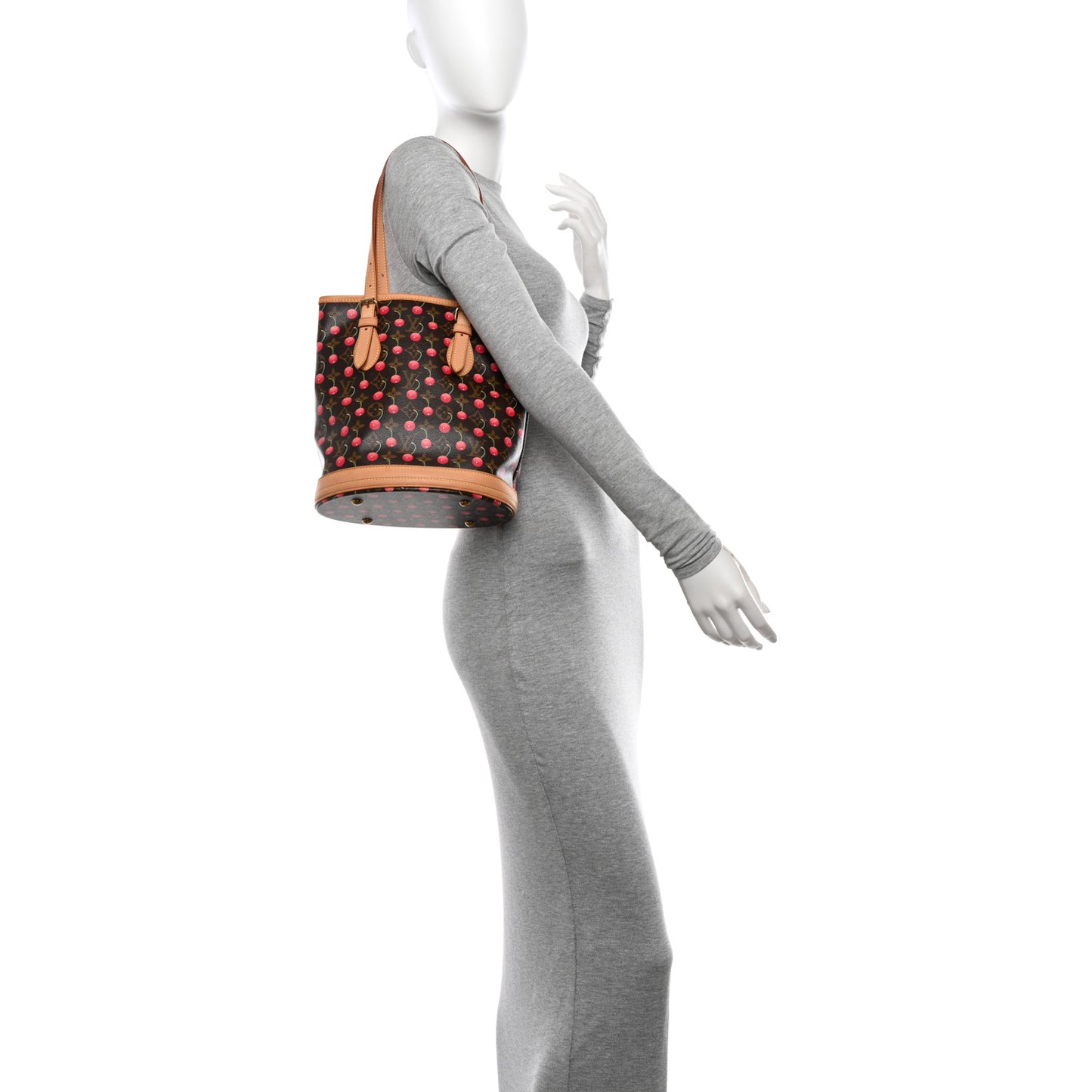 Monogram Cerises Bucket Bag
