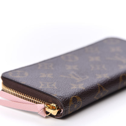Louis Vuitton Monogram Clemence Wallet Rose Ballerine 5 of 9
