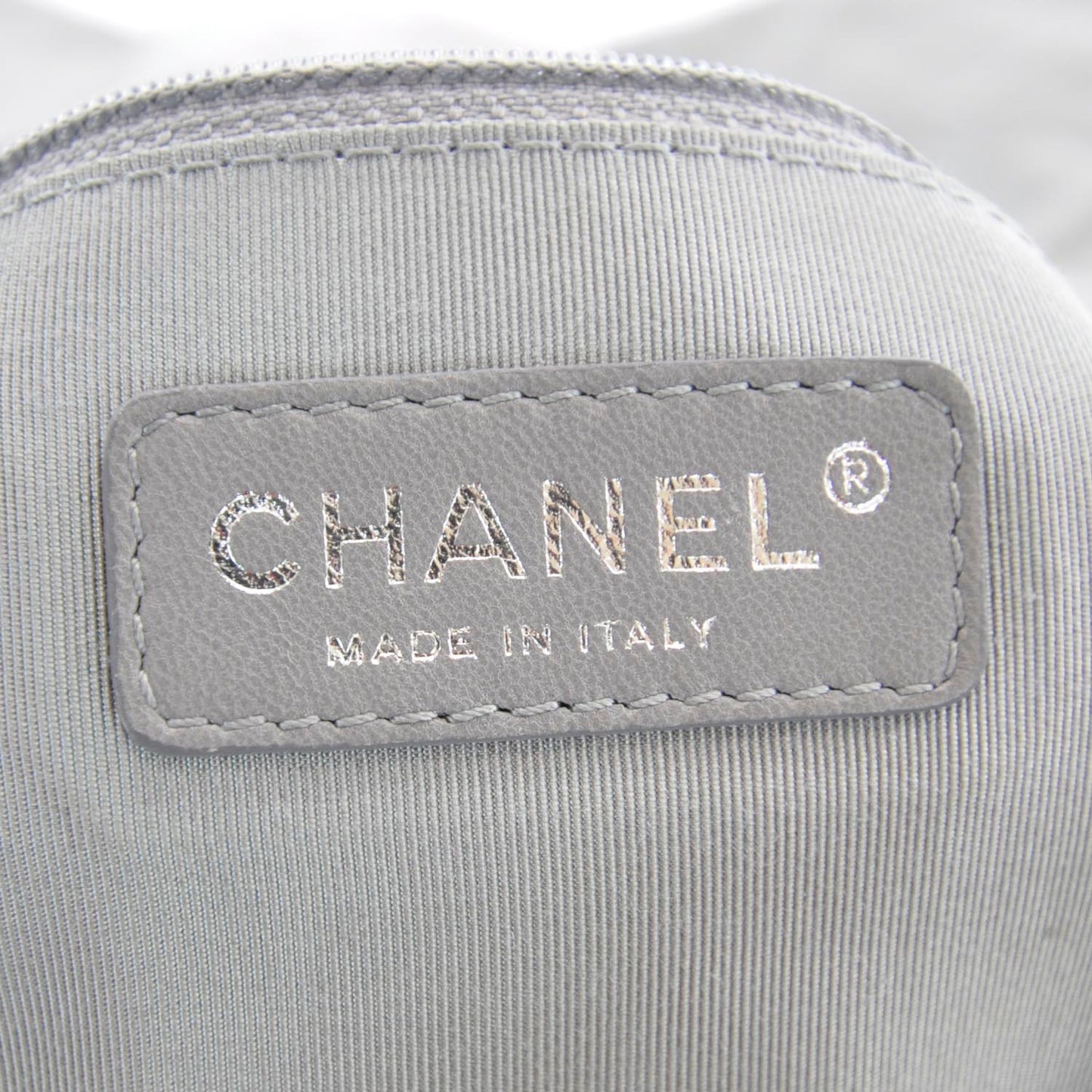 Leather Ultra Stitch Flap Grey