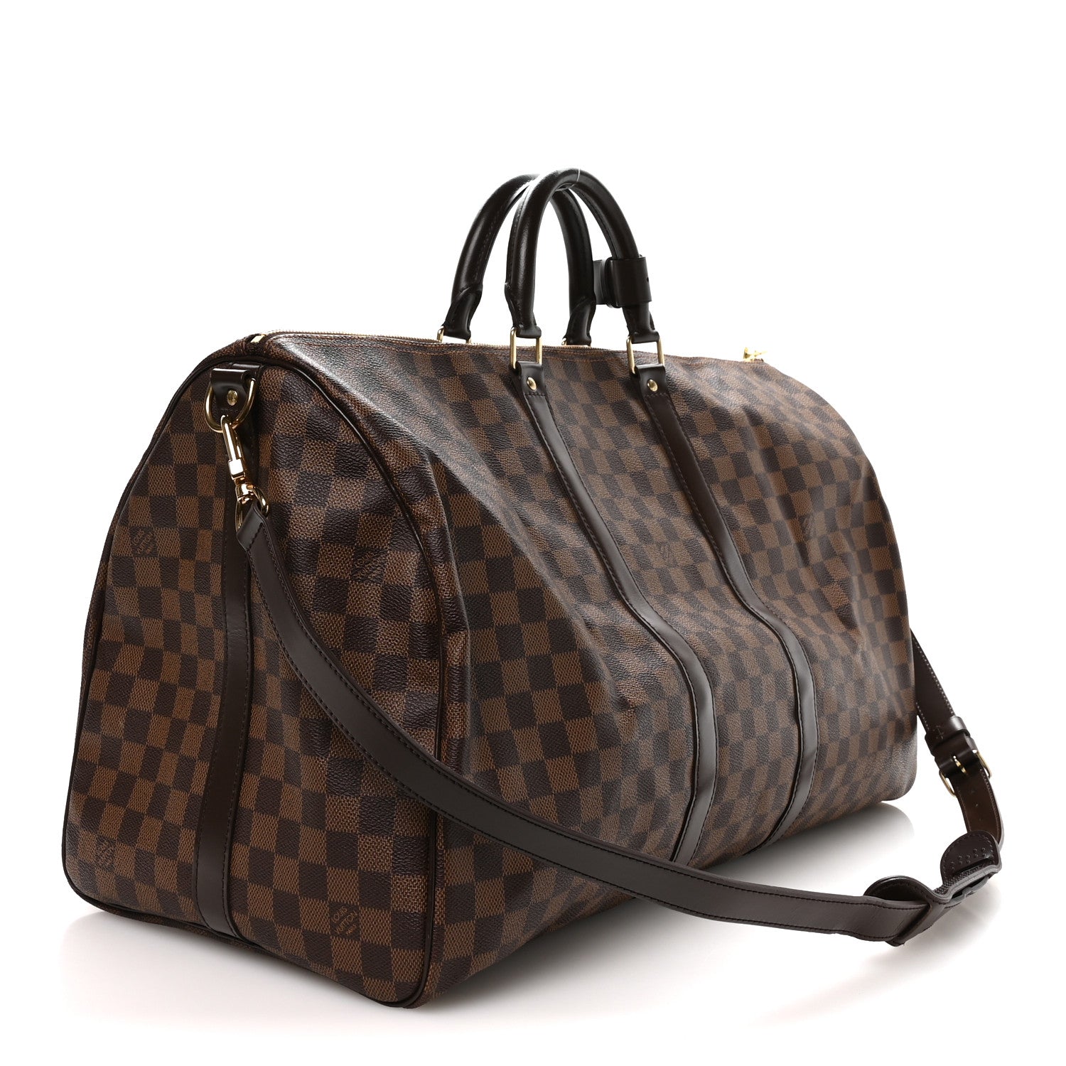 Louis Vuitton Damier Ebene Keepall Bandouliere 55 2 of 9
