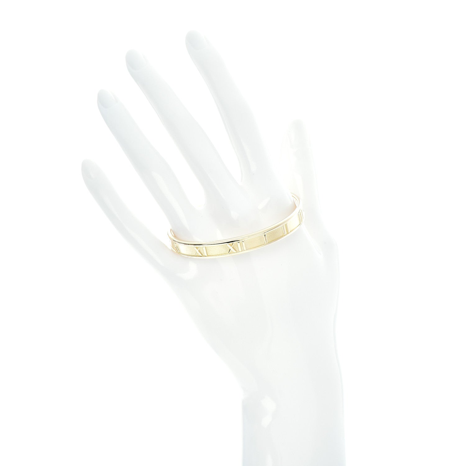 Tiffany 18K Yellow Gold Atlas Cuff Bracelet 2 of 5