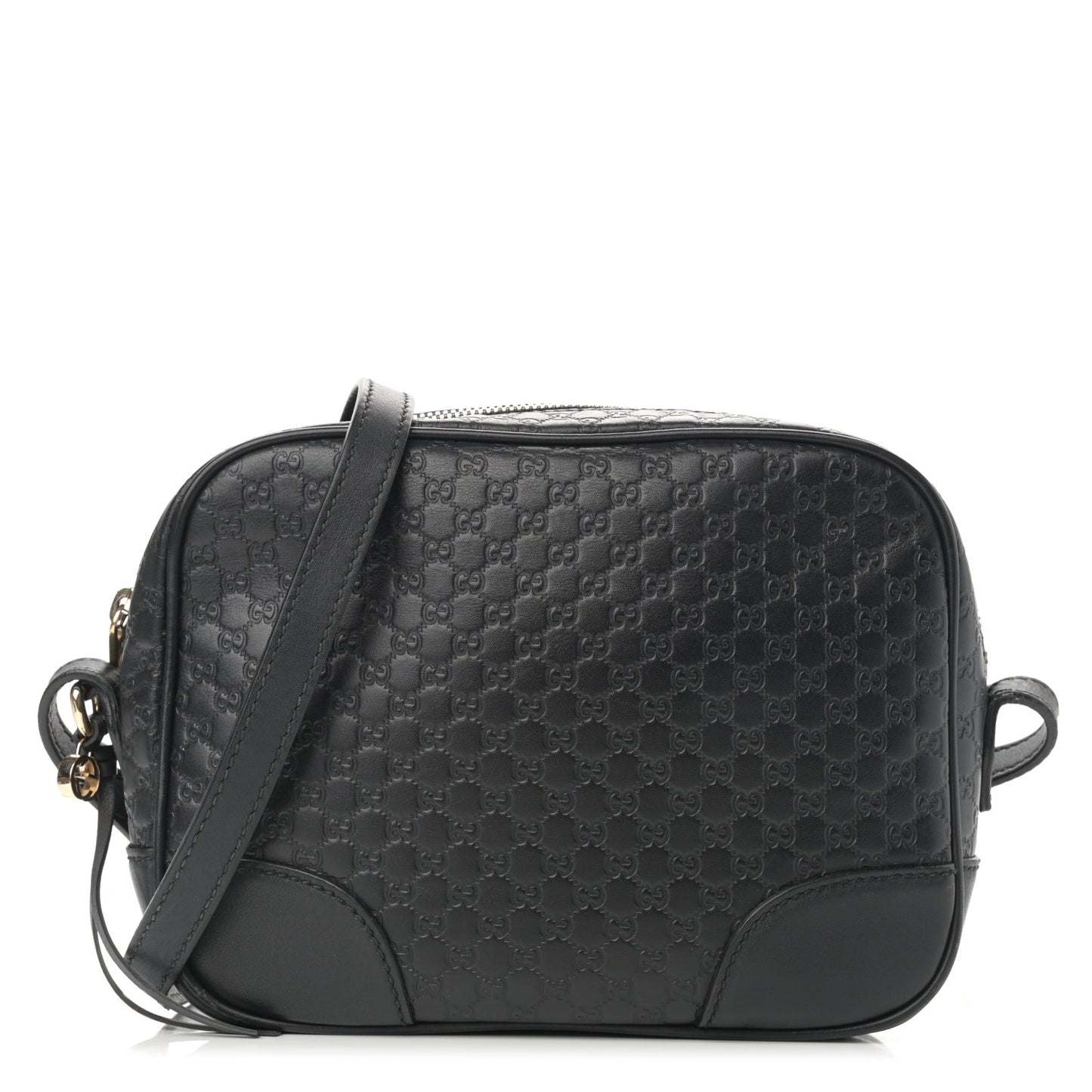 Microguccissima Mini Bree Messenger Bag Black