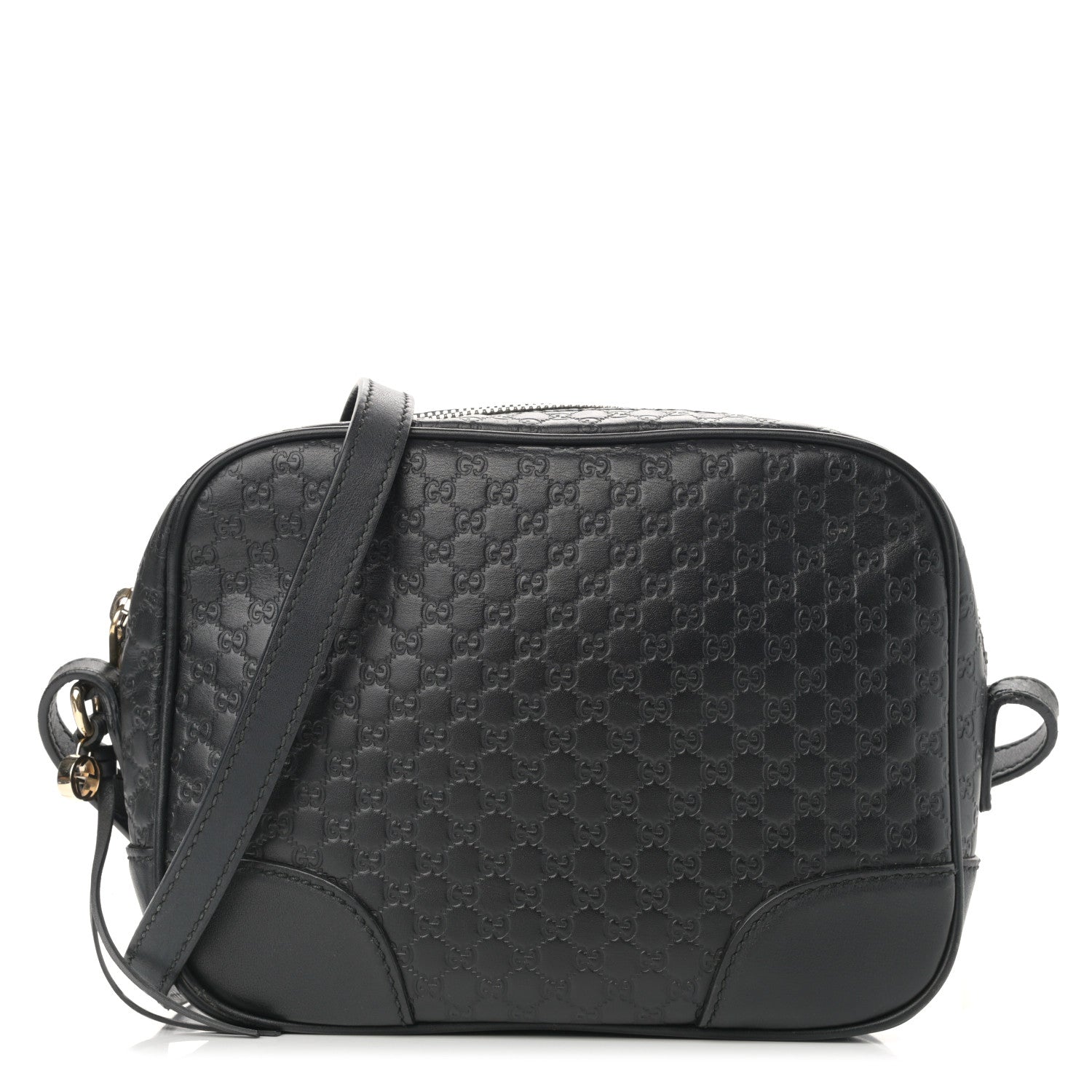 Gucci Microguccissima Mini Bree Messenger Bag Black 1 of 11