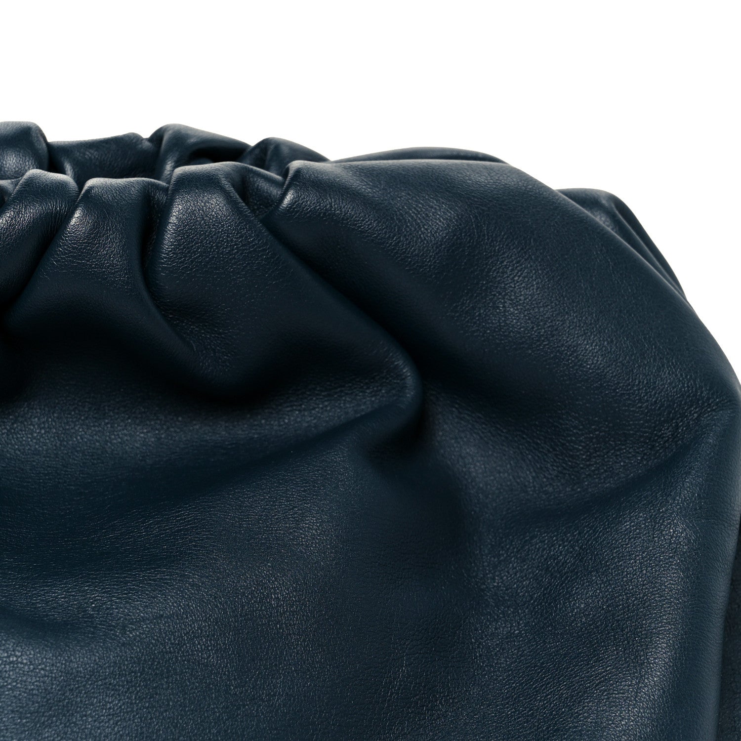 Bottega Veneta Smooth Butter Calf The Pouch Oversized Clutch Deep Blue 10 of 12