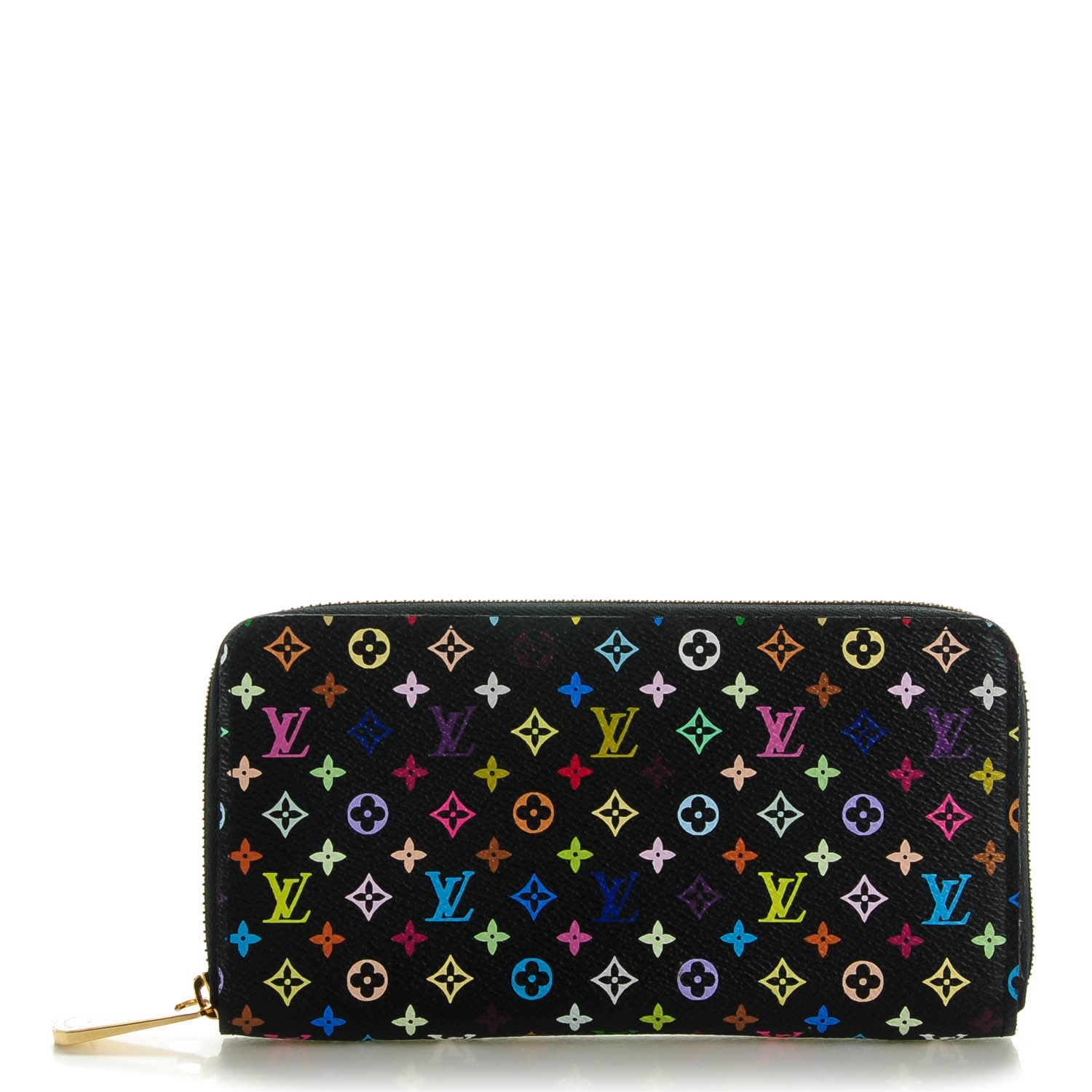 Louis Vuitton Monogram Multicolor Zippy Wallet Black 1 of 7