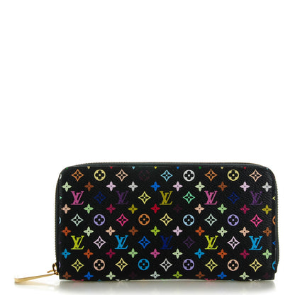 Louis Vuitton Monogram Multicolor Zippy Wallet Black 1 of 7