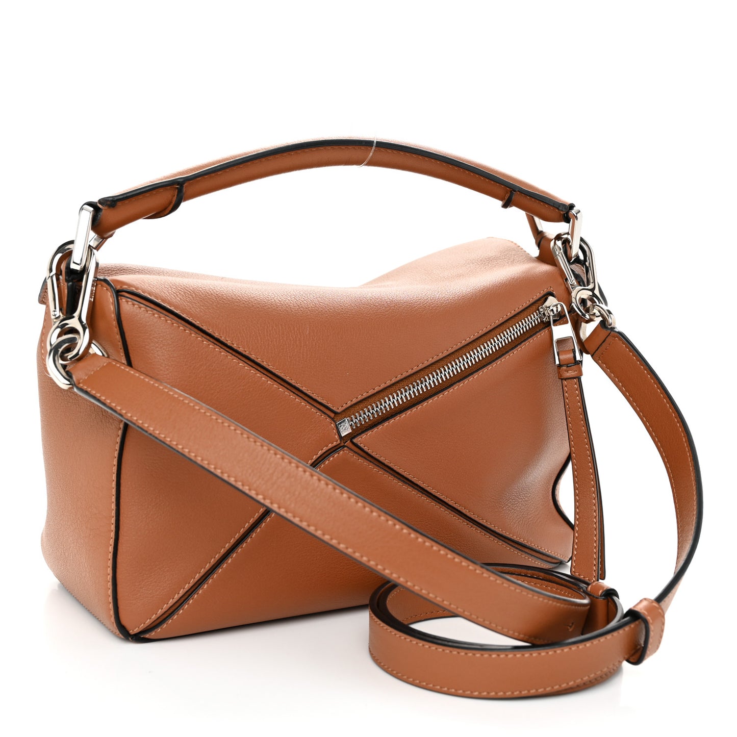 Calfskin Small Puzzle Bag Tan