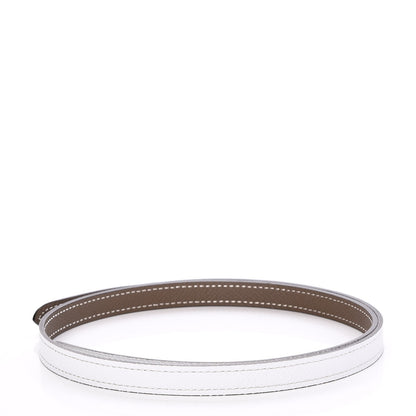 Hermes Epsom 13mm Belt Strap 75 White Etoupe 2 of 6