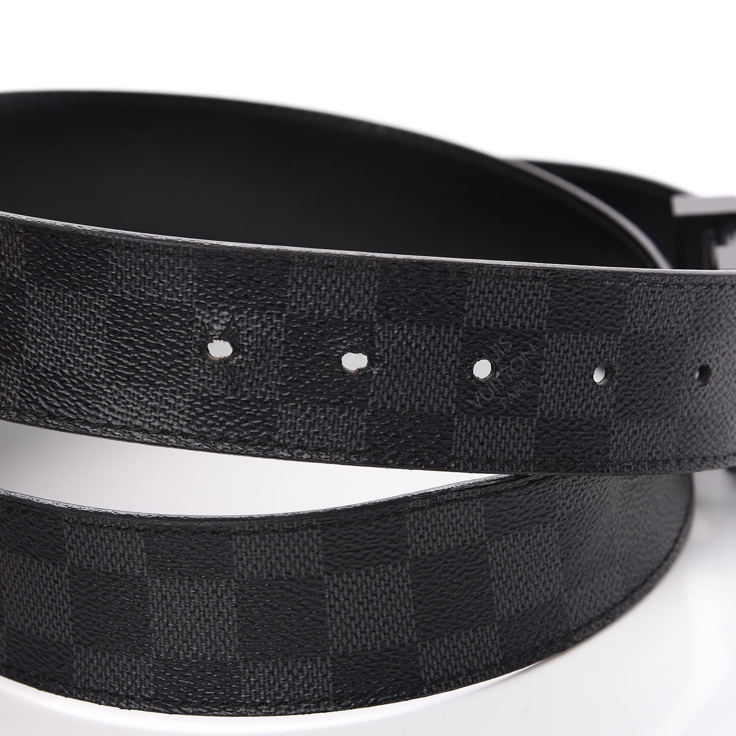 Louis Vuitton Damier Graphite 40mm LV Initiales Belt 105 42 4 of 8