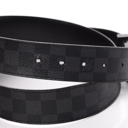 Louis Vuitton Damier Graphite 40mm LV Initiales Belt 105 42 4 of 8