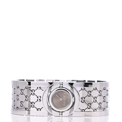 Gucci Stainless Steel 23mm Twirl Quartz Watch Brown 3 of 7