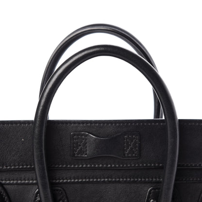 Celine Smooth Calfskin Nano Luggage Black 16 of 16