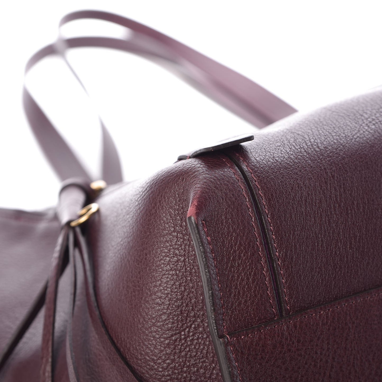 Smooth Calfskin Medium Milo Shopping Tote Intense Violine