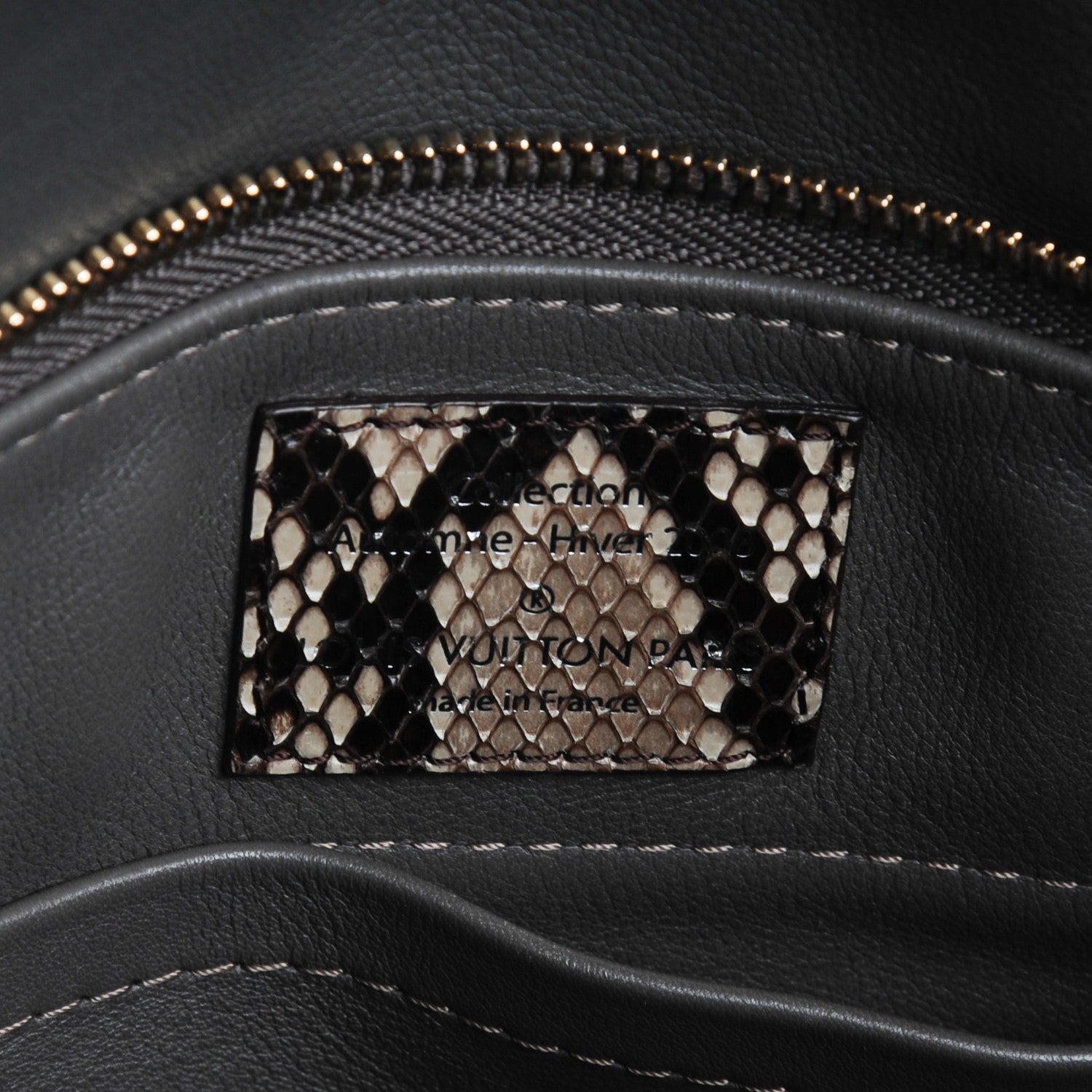 Louis Vuitton Python Monogram Suede Embossed Wish Kohl 5 of 6